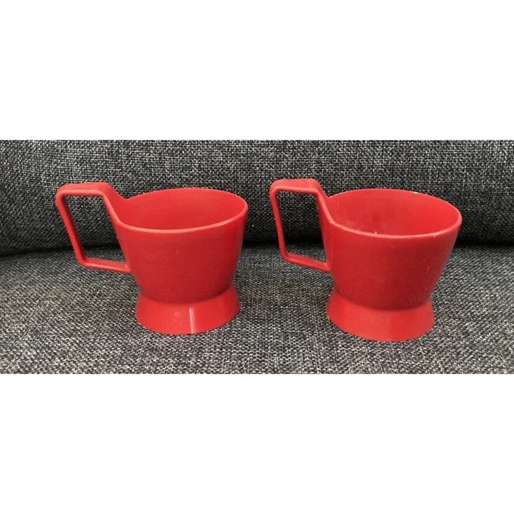 Vintage Sweetheart plastic cozy cup reusable holders advertising Lums restaurant